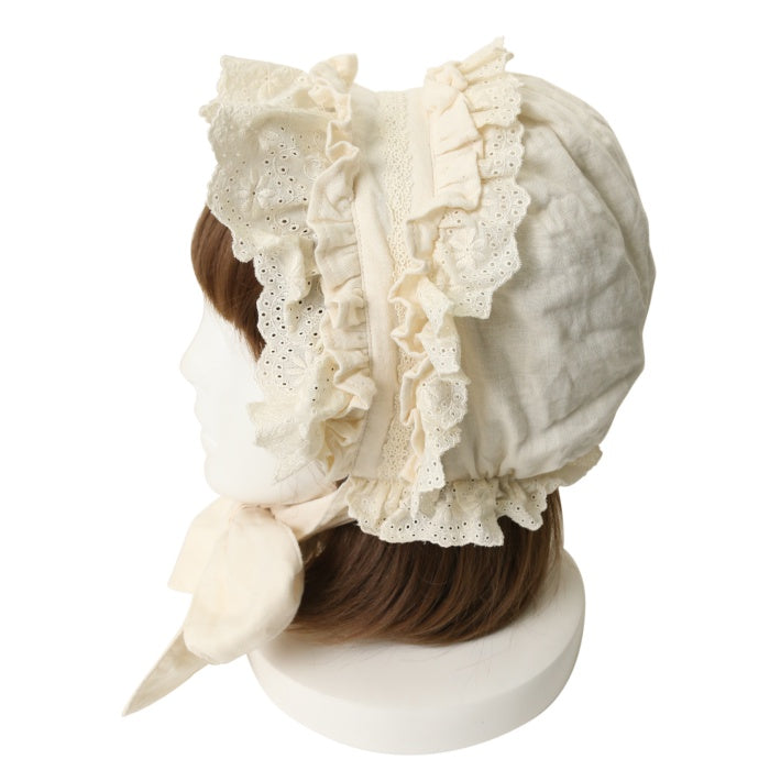 人気特価をすべて USED】ハーベストレーシーボンネット | Victorian Maiden 帽子