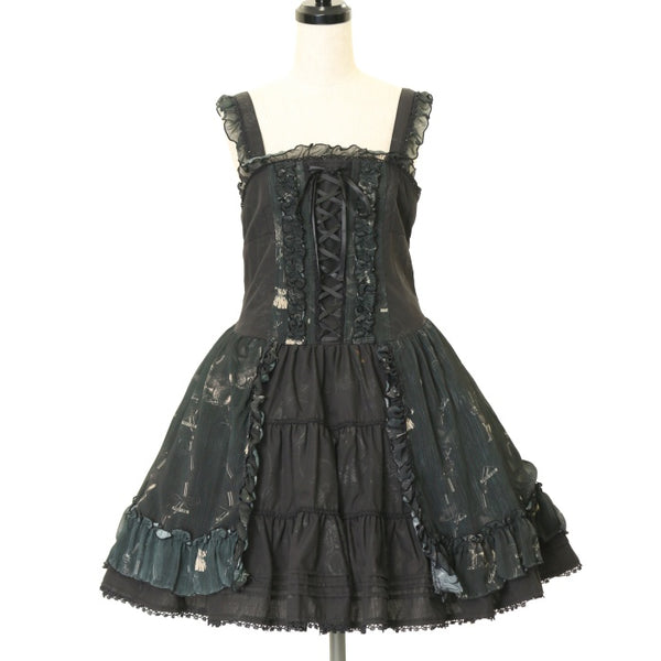 h.NAOTO FRILL ワンピース USED】FRILL ストライプラビットワンピース | h.NAOTO Wunderwelt