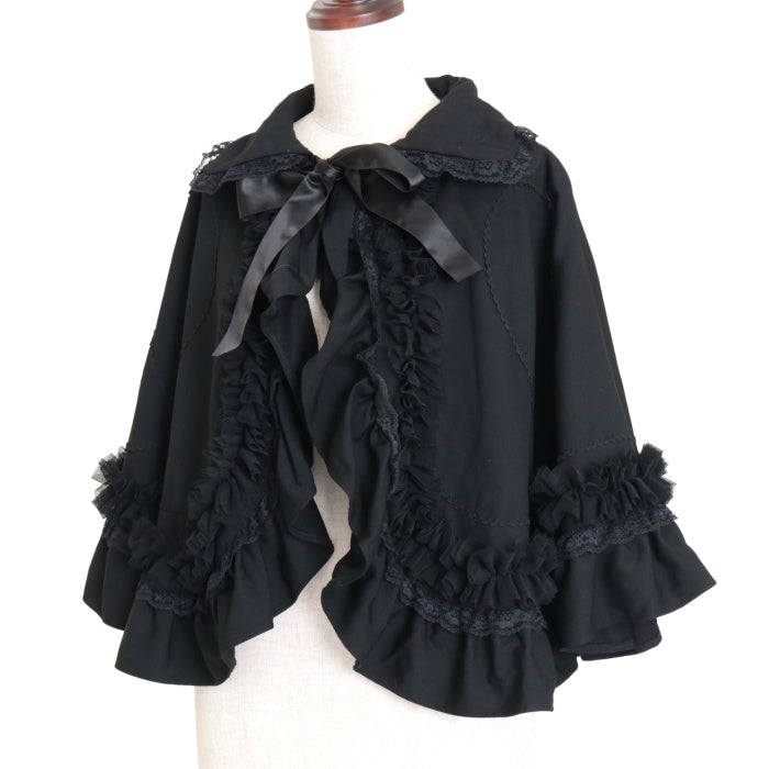 USED】チュールフリルケープ | VISIBLE | ロリータ ゴスロリブランド服