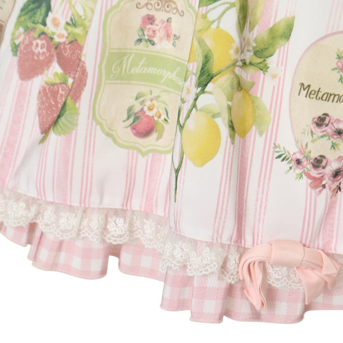 USED】vintage fruit バッスルジャンパースカート | metamorphose