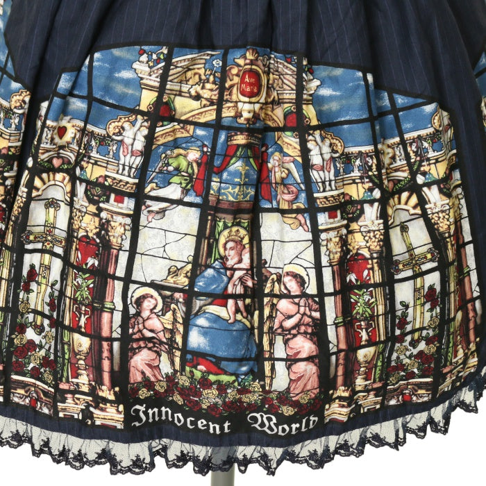 Jane Marple ステンドグラス ワンピース 黒 Jane Marple ステンドグラス ワンピース 黒