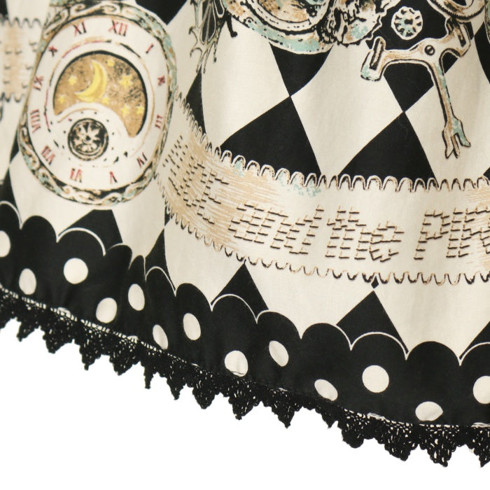 USED】時計じかけのおすましキャット柄スカート | ALICE and the