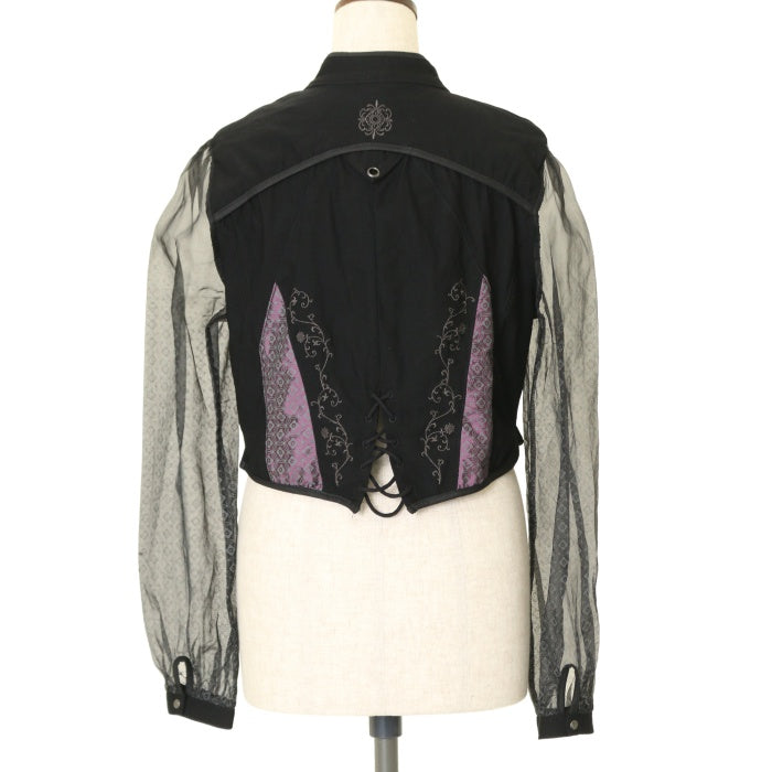 USED】ONESTE チャイナ風オーガンジー袖ジャケット | Ozz On