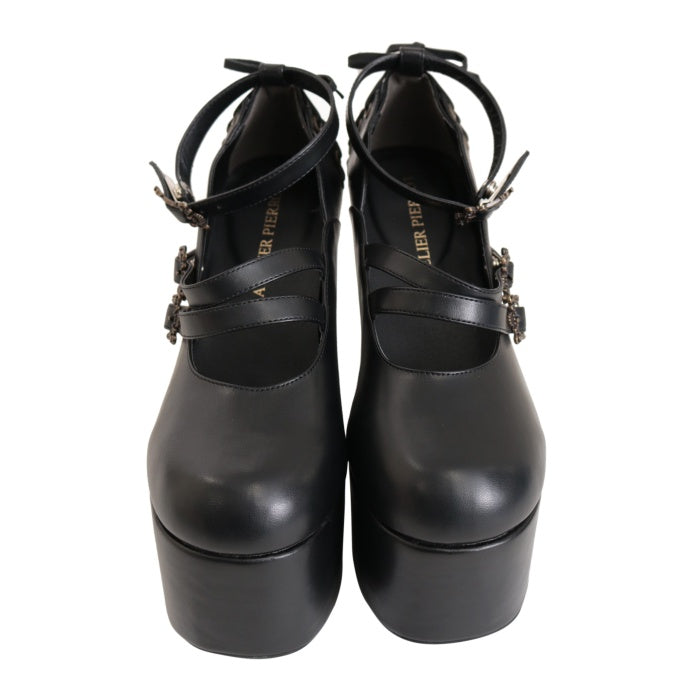 USED】【Lサイズ】ANTIQUE GOLD FRAME PUMPS | ATELIER-PIERROT