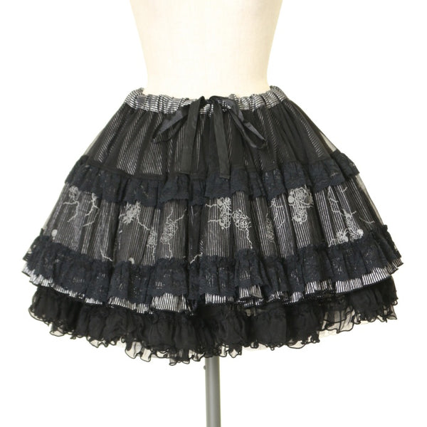 h.jelly パニエ ボリューム スカート h.naoto ゴスロリ h.naoto FRILL