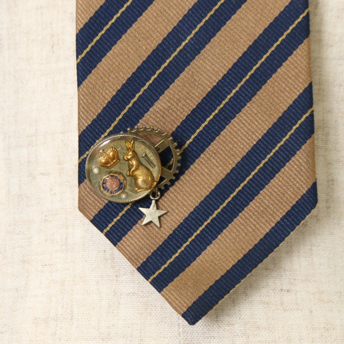 CHOCOCHIP COOKIE ネイビーリボンストライプ ☆ネックレスセット 商品