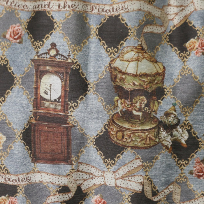 USED】遠い日のメモワール～私の小さなオルゴール～柄ワンピース  