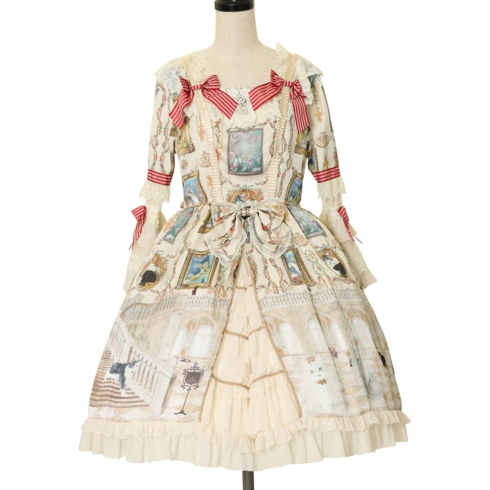 baby, mon chou chou hermitageワンピースドレスセット USED】Mon Chouchou Hermitage柄 ワンピース | BABY, THE STARS SHINE