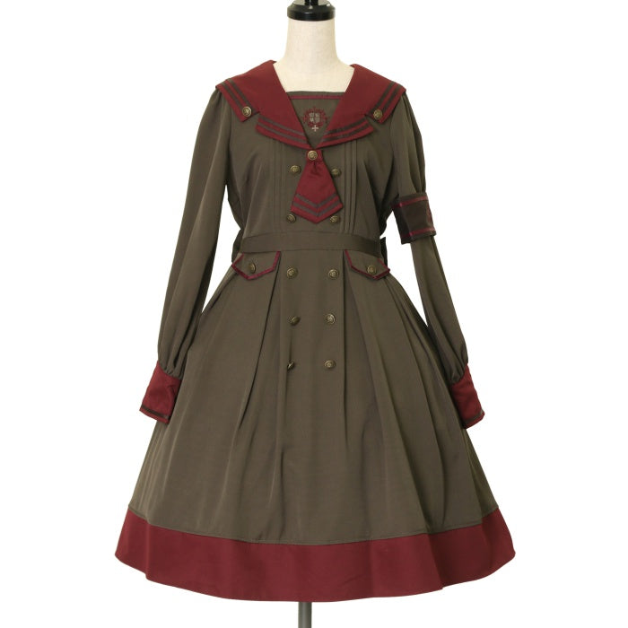 USED】Antique Emblemミリタリーワンピース | Amavel Wunderwelt