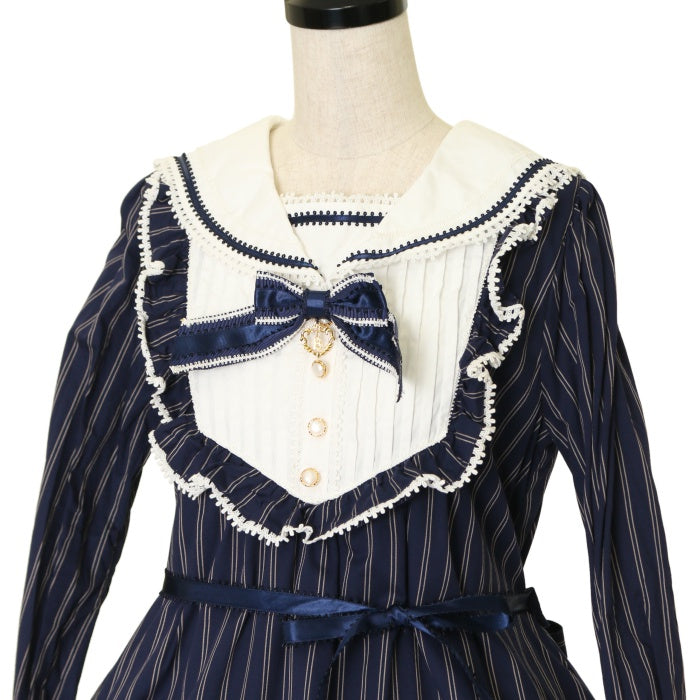 USED】Junoの祝福ストライプセーラーワンピース | BABY, THE STARS  