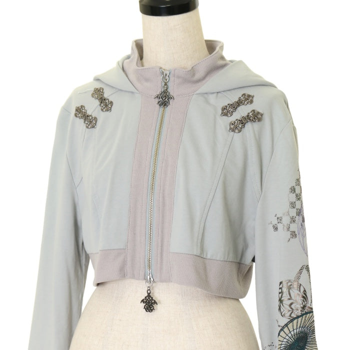 OZZ ONESTE×かくりよの宿飯 ショートパーカー OZZONESTE かくりよの