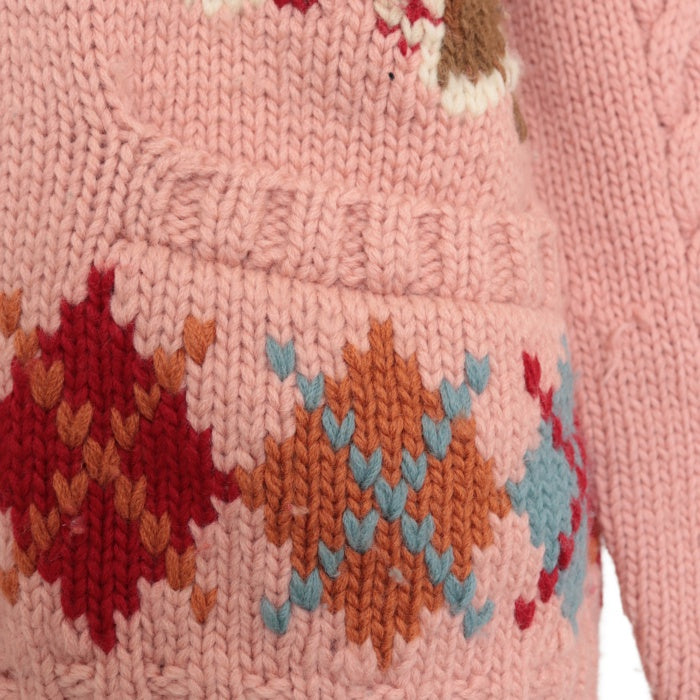 希少】カールヘルム カウチンセーター テディベア ワッペン ユニ