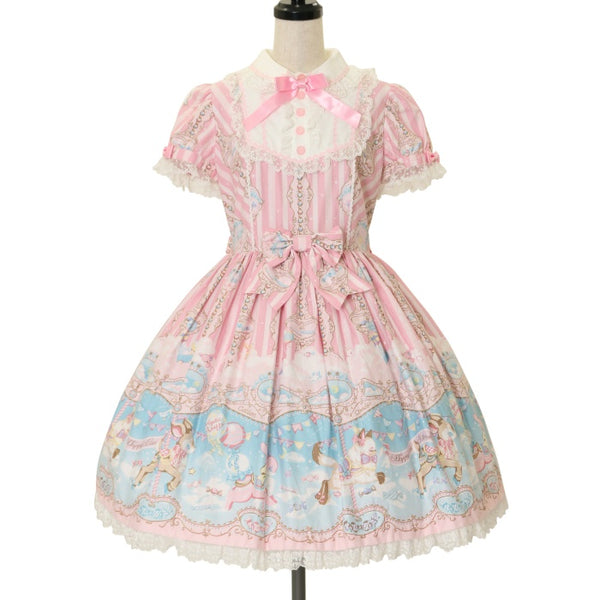 ワンピース Angelic Pretty Promenade de Paris JSK Angelic Pretty / Day Dream Carnivalワンピース 黒 Y-25-09-07-039-AP