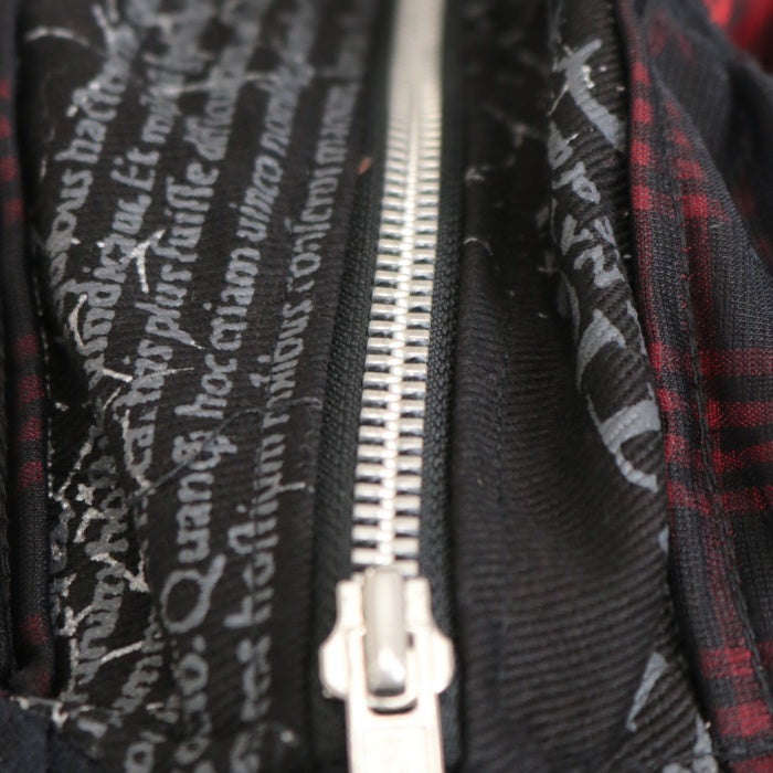 USED】HN+nois チェック切替レースアップバッグ | h.NAOTO USED】HN+nois チェック切替レースアップバッグ | h.NAOTO