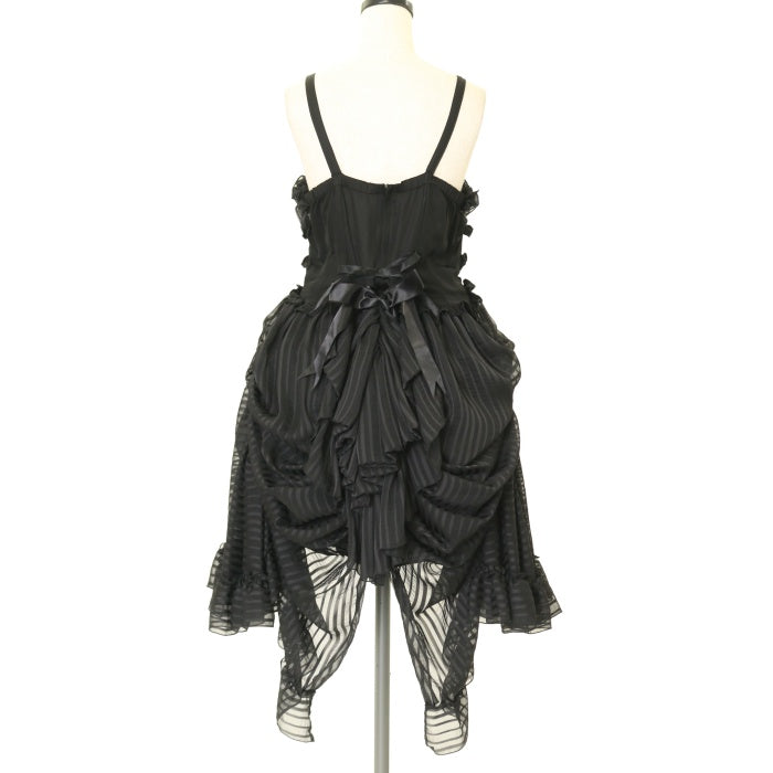 Secret rose OP ワンピース 黒×オフ白レース×黒リボン Secret rose OP ワンピース 黒×オフ白レース×黒リボン Secret Honey