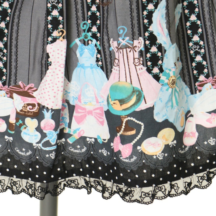 メタモルフォーゼ キャンディ柄 サロペット スカート メタモルフォーゼ