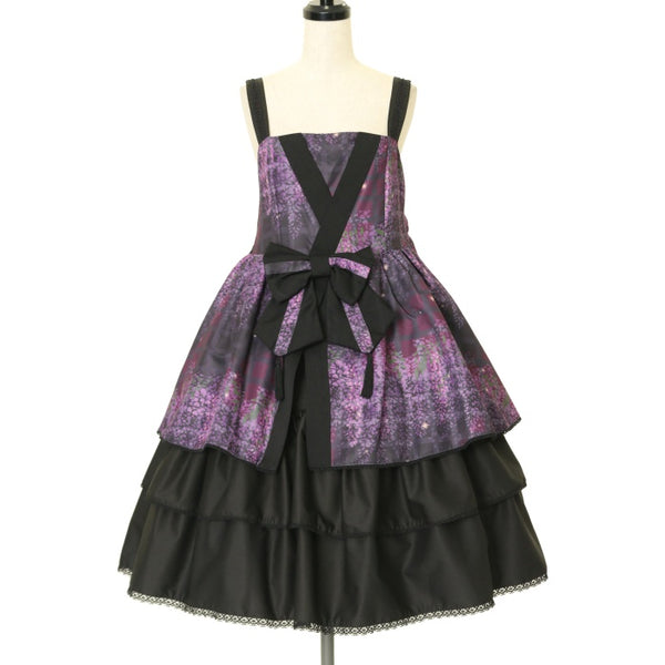 h.naoto GRAMM ジャンパースカート タグ付き未使用【難有り】 USED】gouk雅 藤の花ジャンパースカート | h.NAOTO Wunderwelt Online