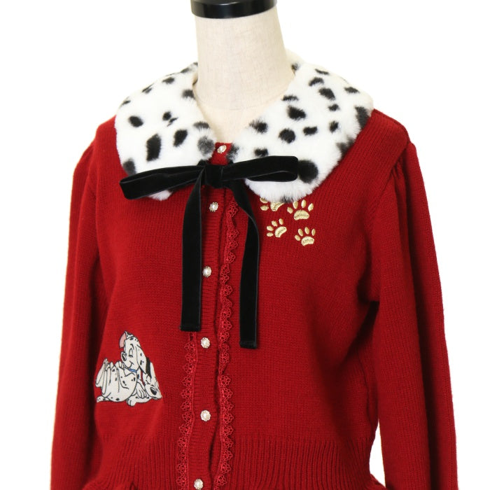axesfemme kawaii Disney 101匹わんちゃん カーディガン axes femme - アクシーズファム ディズニー カーディガン 101匹