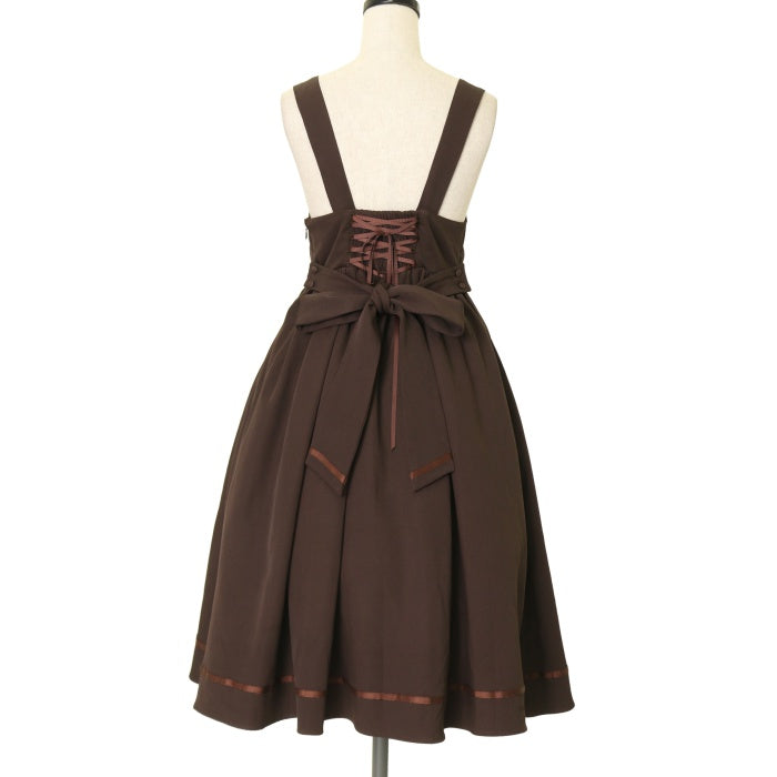 あり　Amavel Secret school ジャンスカ ロング丈 USED】Secret School ロング丈ジャンパースカート | Amavel
