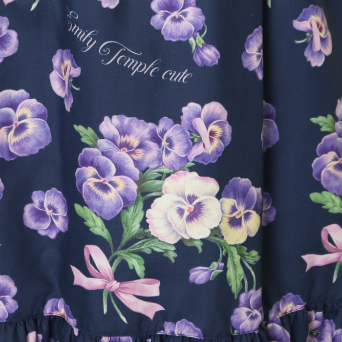 USED】【Mサイズ】Pansy ribbonノースリーブワンピース | Emily Temple