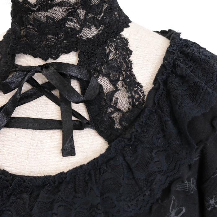 h naoto. Blood 長袖　カットソー　used品 H.NAOTO H.ANARCHY エイチナオト パンク 地雷系 長袖カットソー