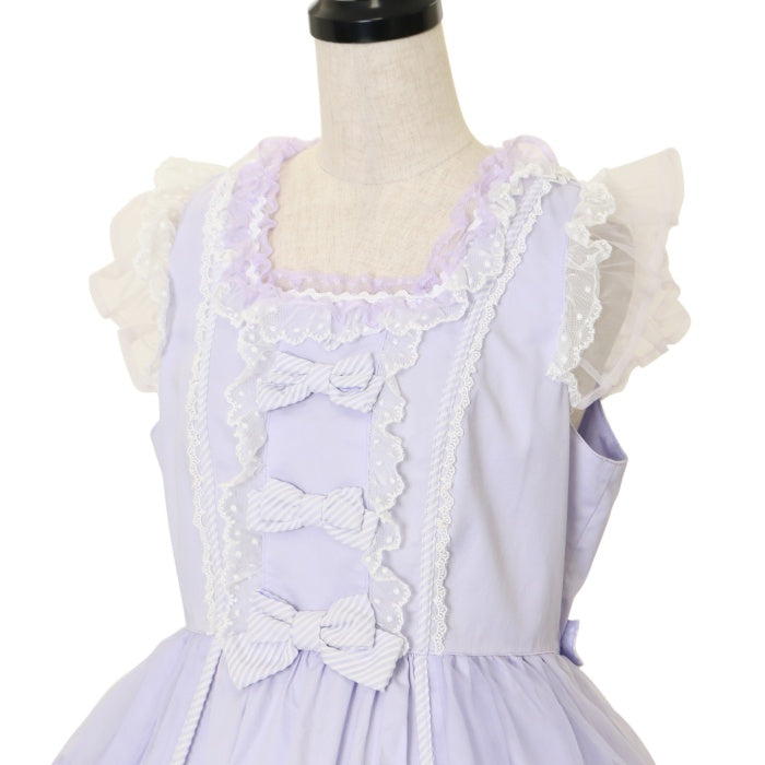 USED】Candyストライプリボンワンピース | Angelic Pretty | ロリータ ...