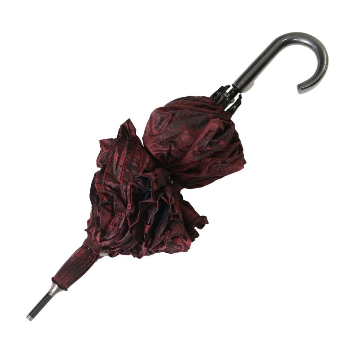 USED】プティローズ | 折りたたみパゴダ日傘（ワインレッド／晴雨兼用