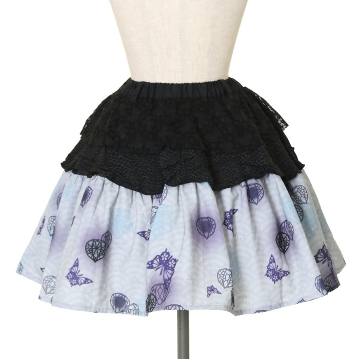 h.NAOTO ミニスカート USED】gouk雅 地獄の門柄ミニスカート | h.NAOTO Wunderwelt Online