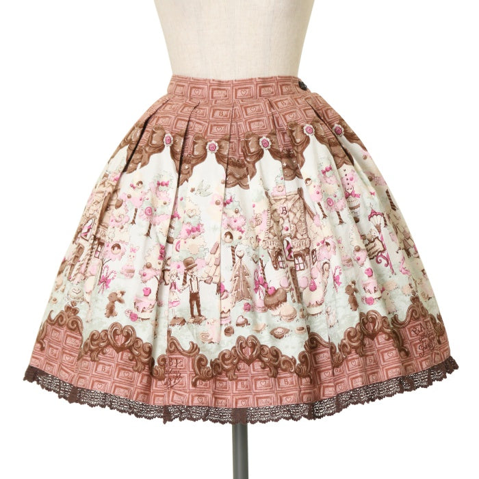 Welcome to the Sweets Hexenhaus♪柄 スカート USED】Welcome to the Sweets Hexenhaus♪柄 スカート | BABY, THE