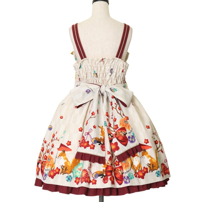 USED】春告げ鳥の恋うらら プリーツ ジャンパースカート