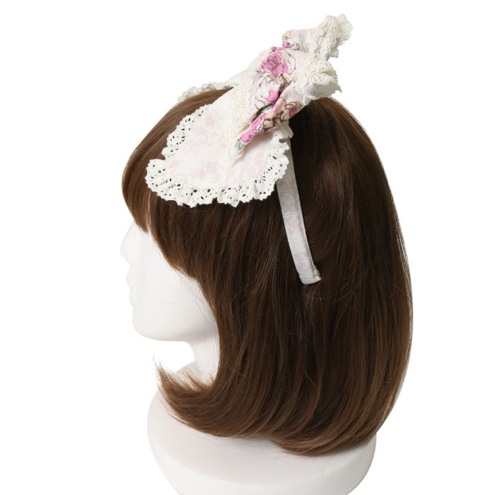 薔薇咲く夜に訪れる不思議な物語柄ハートJSK+ カチューシャのセット USED】薔薇咲く夜に訪れる不思議な物語柄カチューシャ| BABY, THE