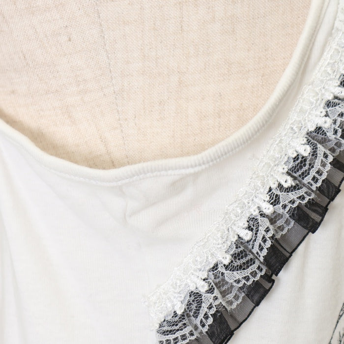 USED】Blood 羽十字プリントチョーカー風キャミソール | h.NAOTO