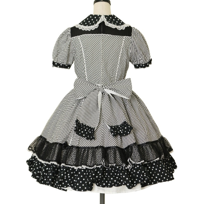 AngelicPretty ロリータ レトロ USED】Stripe Girly Cafe Set | Angelic Pretty | ロリータ ゴスロリ