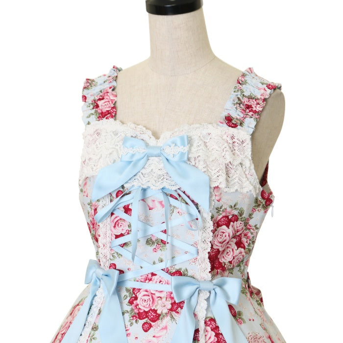 USED】シュガーブーケ～永遠の乙女の憧れ～柄ジャンパースカートⅠ