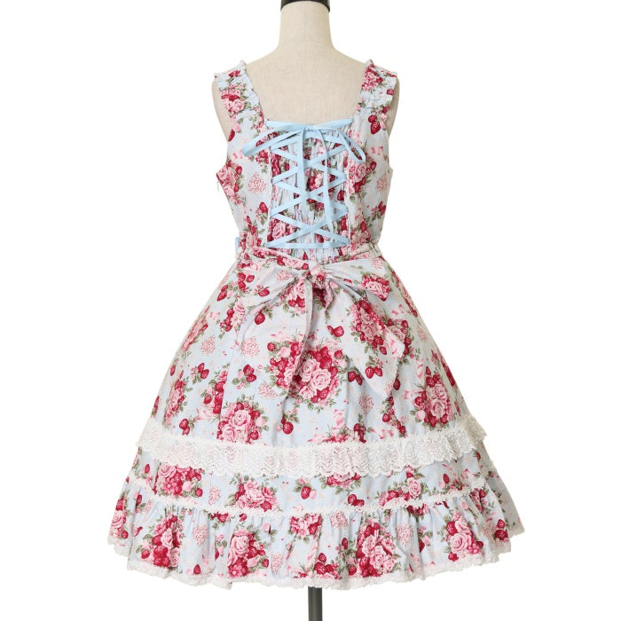 USED】シュガーブーケ～永遠の乙女の憧れ～柄ジャンパースカートⅠ