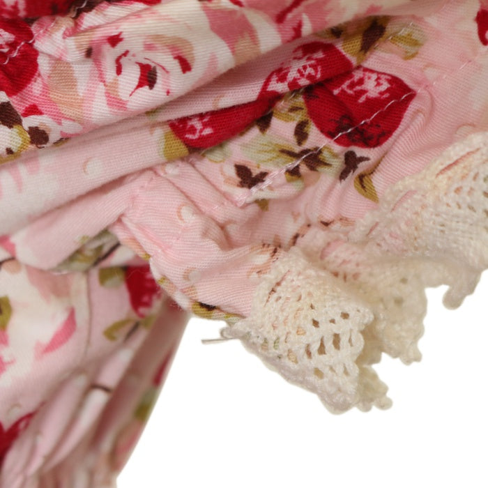 2005年版 シュガーブーケ柄シャーリングワンピース オフ白 【USED