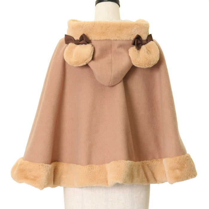 USED】くまくみゃちゃんケープ（ミルクティー） | BABY, THE STARS