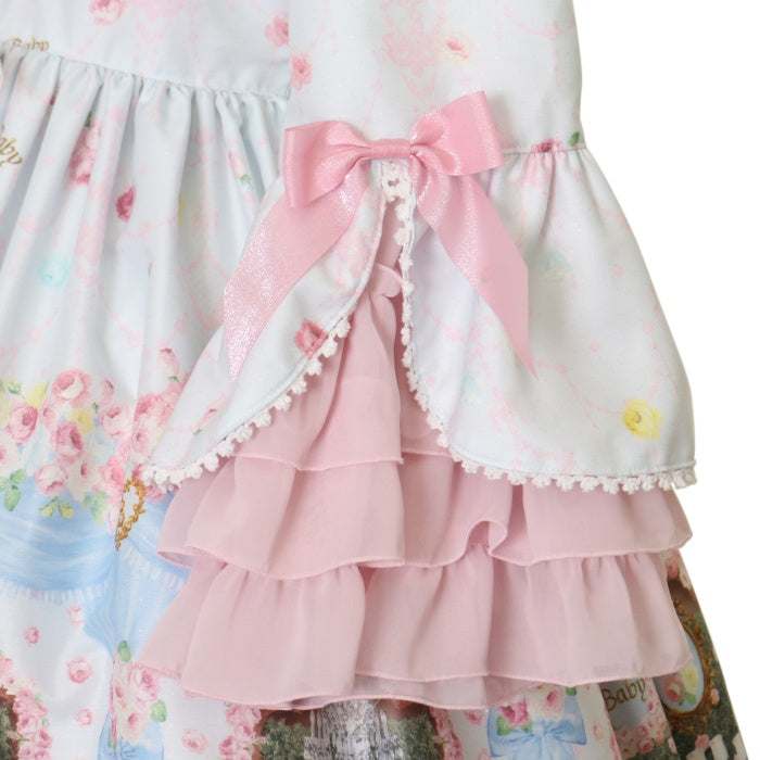 2枚 セット 値下げ販売中 BABY 夢色に花舞うPrincessGardenParty ブラウス ピンク
