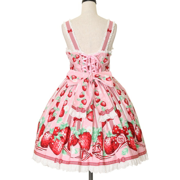 USED】摘みたていちごジャンパースカート | Angelic Pretty | ロリータ