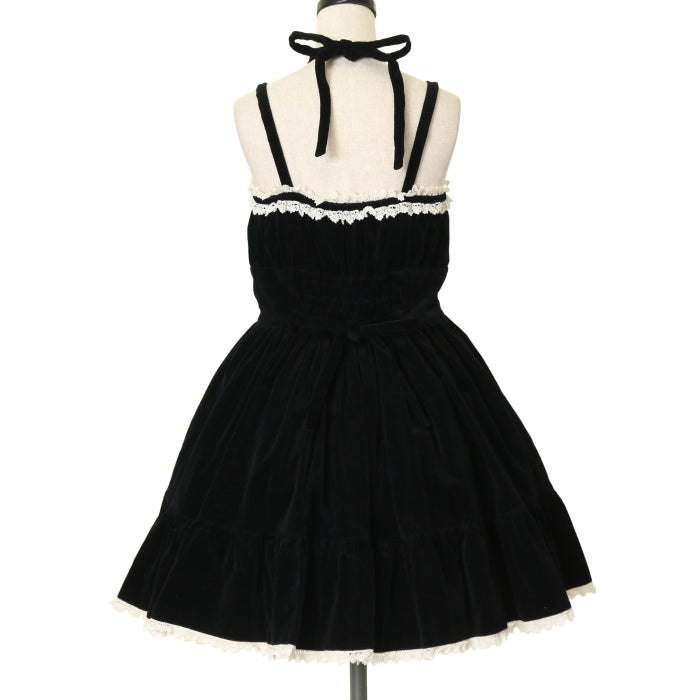 USED】別珍シャーリングティアードジャンパースカート | metamorphose  