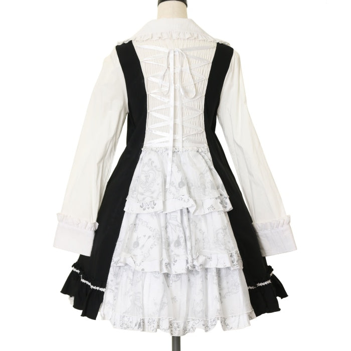 USED】FRILL ウサギ刺繍ブラウスワンピ | h.NAOTO Wunderwelt