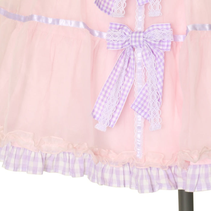 新品未使用Angelic Pretty puffギンガム スカート USED】Puffギンガムスカート | Angelic Pretty Wunderwelt Online Shop
