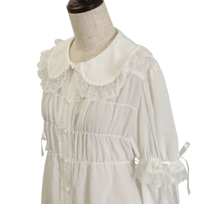 USED】袖取り外しデシンベビードールブラウス | BABY, THE STARS SHINE