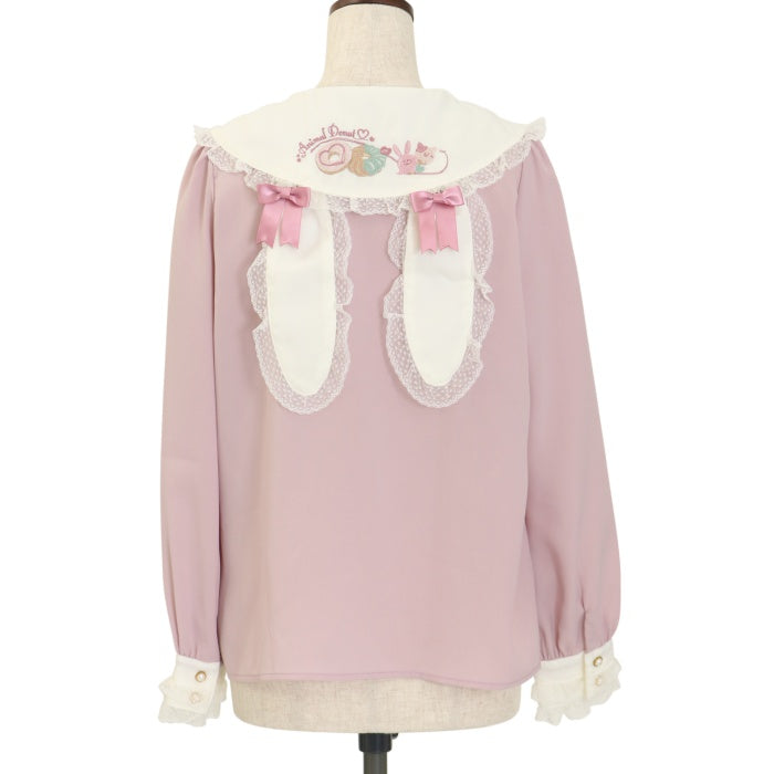 ★美品★ Amavel Animal Donuts うさみみ ブラウス ★ USED】Animal ♡ Donuts うさみみブラウス | Amavel Wunderwelt Online