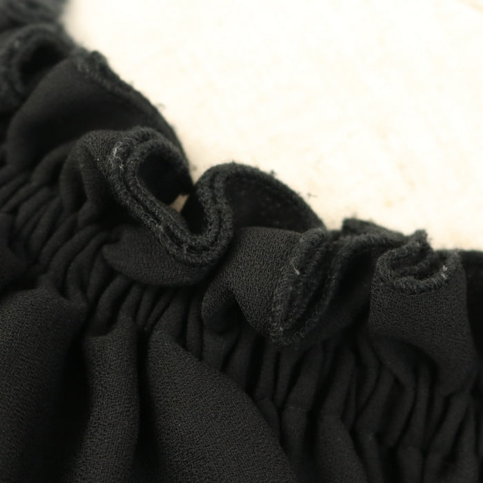 【新品未使用】ATELIER PIERROT♡パフ袖 シャーリングブラウス 黒 パフスリーブシャーリングブラウス｜東京ロリィタ-TOKYO LOLITA