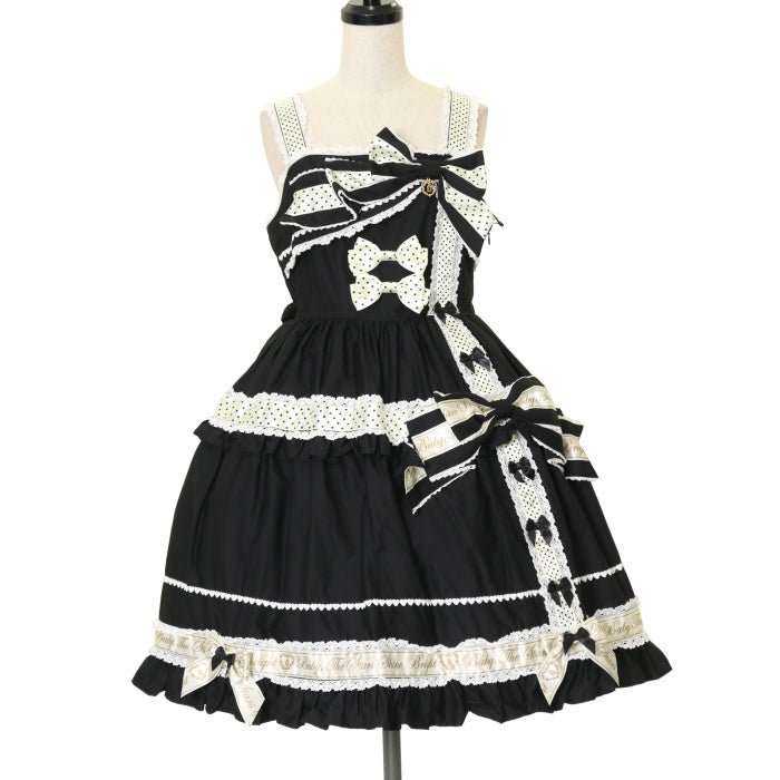 USED】ねこくみゃちゃんからのPresent Ribbonジャンパースカート