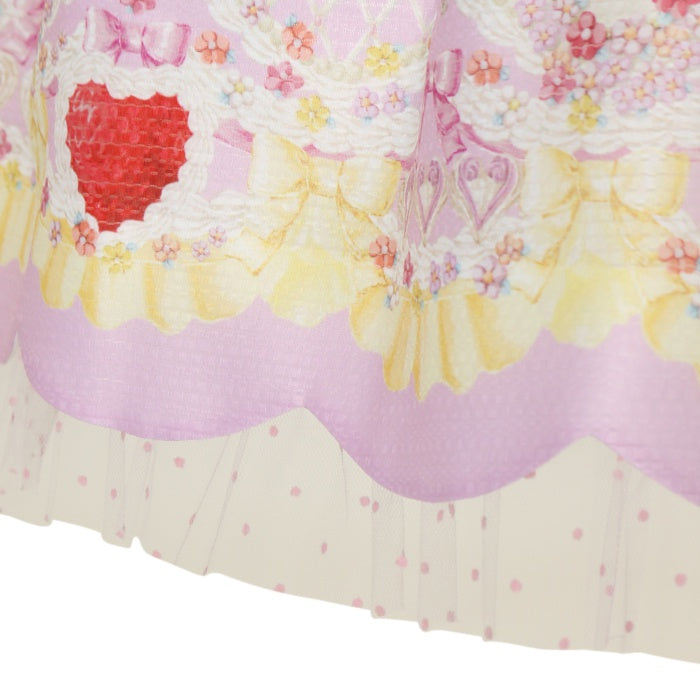 USED】Strawberry Sweetheart Cake柄ワンピース | BABY, THE STARS