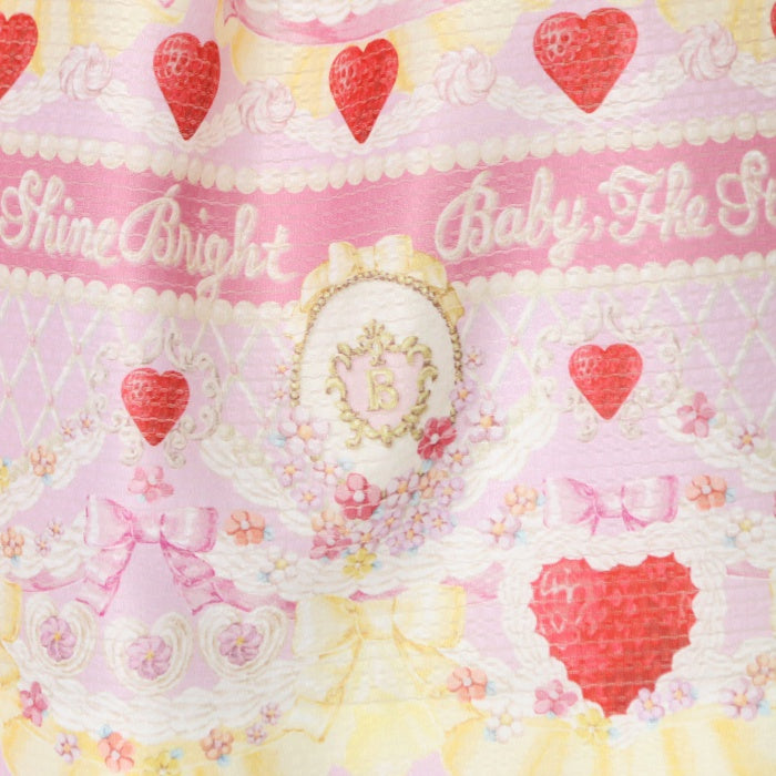 USED】Strawberry Sweetheart Cake柄ワンピース | BABY, THE STARS