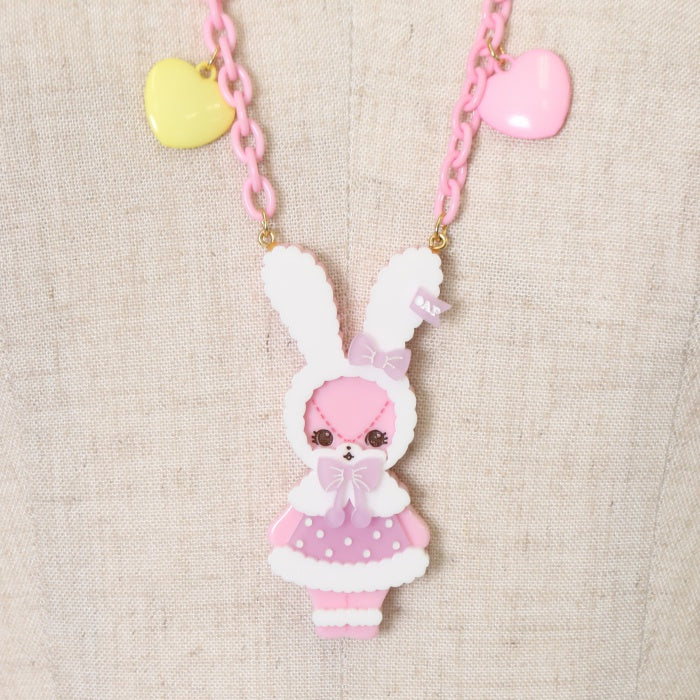 Happyリリカルバニーネックレス リングset Angelic Pretty Cute