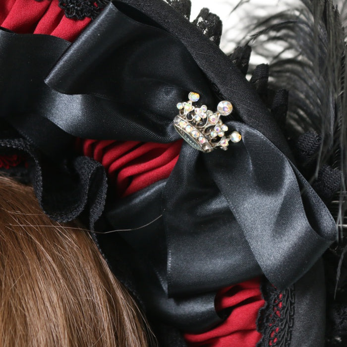 USED】ローズリボンボンネット | Triple*fortune | ロリータ ゴスロリ